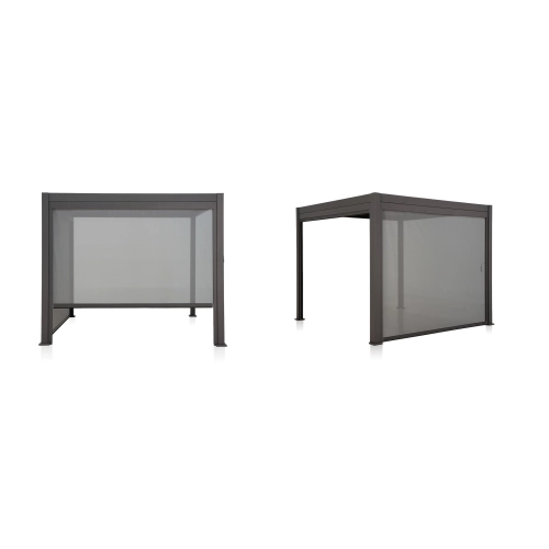 Roleta przeciwsłoneczna opuszczana 4M - Pergola tarasowa MIRADOR Classic i Premium 111 - Antracyt